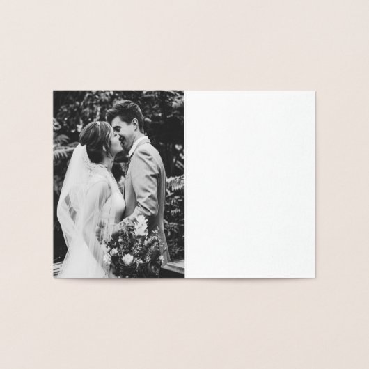 Letter S Initiaal Elegant Flourish Monogram Name Folie Kaarten (Binnen)