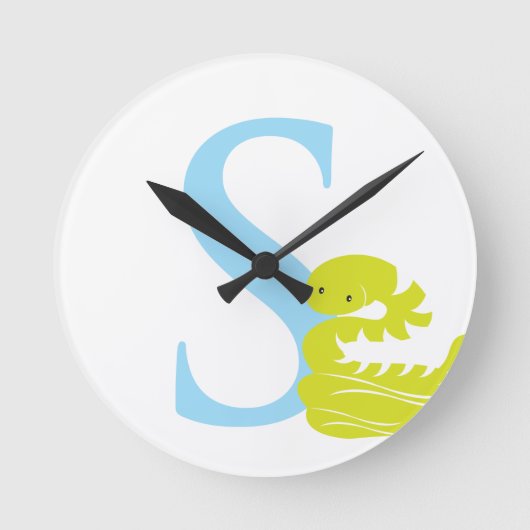 Letter S Initiaal klok (Voorkant)