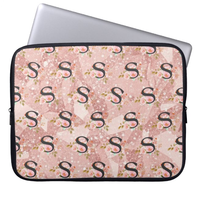 Letter S Laptop Sleeve (Voorkant)