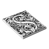 Letter S Medieval Monogram Initiaal Notitieblok (Schuin)