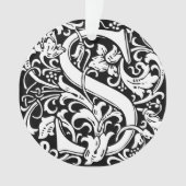 Letter S Medieval Monogram  Initiaal Ornament (voorkant)