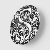 Letter S Medieval Monogram Initiaal Ronde Klok (Hoek)