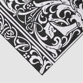 Letter S Middeleeuwse Monogram Art Nouveau Tissuepapier (Detail)