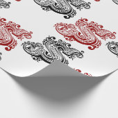 letter S monogram Cadeaupapier (Hoek)