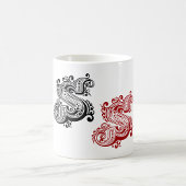   letter S monogram Koffiemok