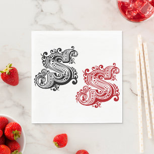   letter S monogram Servet