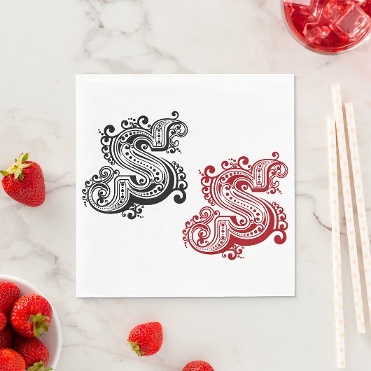   letter S monogram Servet