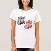 letter S monogram T-shirt (Voorkant)