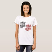 letter S monogram T-shirt (Voorkant volledig)