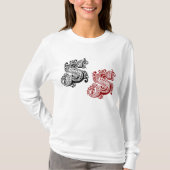 letter S monogram T-shirt (Voorkant)
