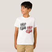   letter S monogram T-shirt (Voorkant volledig)