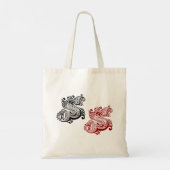   letter S monogram Tote Bag (Achterkant)