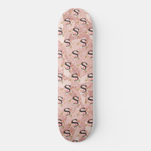 Letter S Persoonlijk Skateboard (Voorkant)