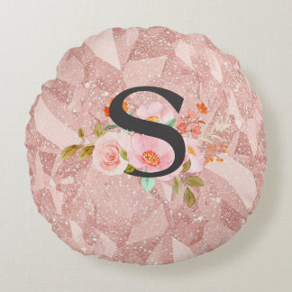 Letter S Rond Kussen