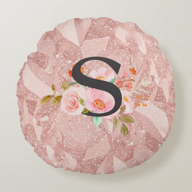 Letter S Rond Kussen (Voorkant)