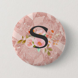 Letter S Ronde Button 5,7 Cm