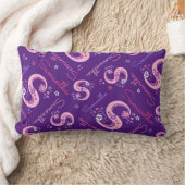 Letter S Samantha flower hart doodpatroon Kussen (Deken)