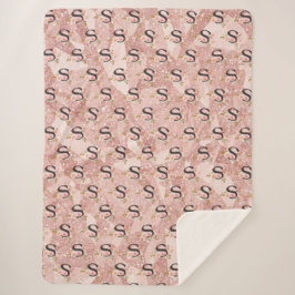 Letter S Sherpa Deken