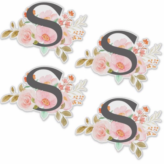 Letter S Sticker (Voorkant)