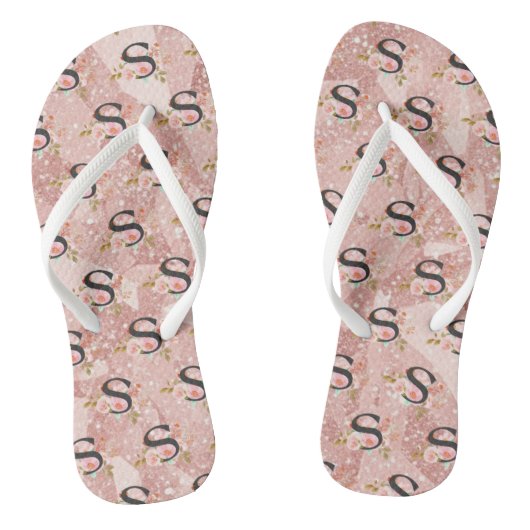Letter S Teenslippers (Voetbed)