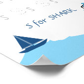 Letter S Volgposter voor Kinderen Poster (Hoek)