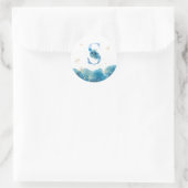 *~* LETTER S - Zee Ocean Beach Envelope Sticker (Tas)