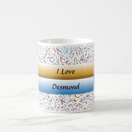 Letter Scramble Koffiemok (Center)