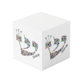 Letter Shin Kubus (Voorkant hoekig)