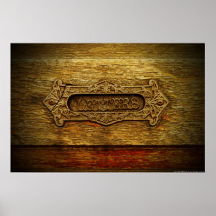 Letter-sleuf afdrukken/Poster Poster