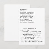 letter spacing kaart (Voorkant / Achterkant)