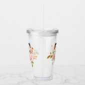 Letter T Acryl Drinkbeker (Rechts)