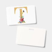 Letter t badge (Voor- en achterkant)