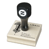 Letter T Botanische Ex Libris Boekplaat Stempel (Stempel)