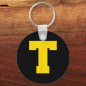 Letter T Christmas Thanksgiving Costume  Sleutelhanger (Voorkant)