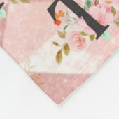 Letter T Fleece Deken (Hoek)