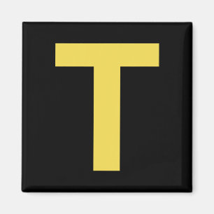 Letter T Fun Chipmunk Group Matching Halloween Cos Magneet