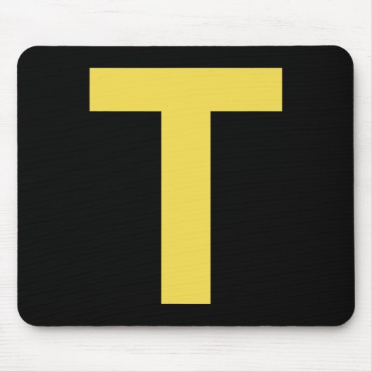 Letter T Fun Chipmunk Group Matching Halloween Cos Muismat (Voorkant)