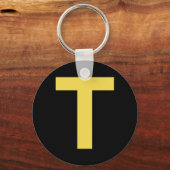 Letter T Fun Chipmunk Group Matching Halloween Cos Sleutelhanger (Voorkant)