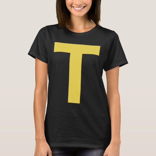 Letter T Fun Chipmunk Group Matching Halloween Cos T-shirt (Voorkant)