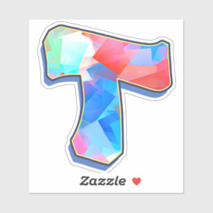 Letter T_ Graffiti Alfabet Letters Sticker