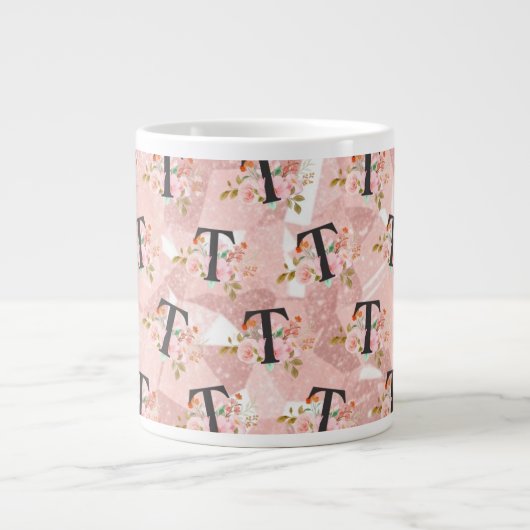 Letter T Grote Koffiekop (Voorkant)