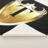 Letter T hoofdalfabet Sherpa Deken (3/4)