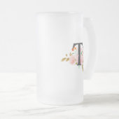 Letter T Matglas Bierpul (Voorkant rechts)