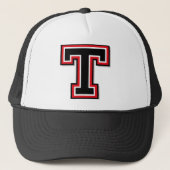 Letter "T"-Monogram Trucker Pet (Voorkant)