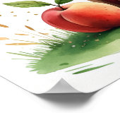 Letter T Peach Fairy Poster Chinese Alphabet Art (Hoek)