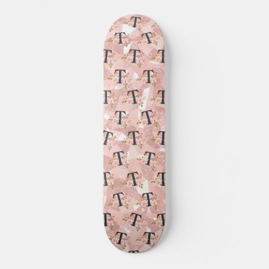 Letter T Persoonlijk Skateboard (Voorkant)