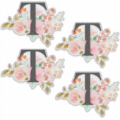 Letter T Sticker (Voorkant)