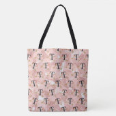 Letter T Tote Bag (Voorkant)