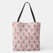Letter T Tote Bag (Achterkant)