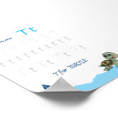 Letter T Volgen Poster voor Kinderen (Hoek)